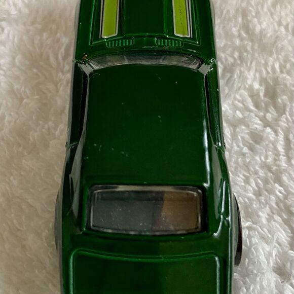 HOTWHEELS GREEN '68 1968 COPO CHEVROLET CAMARO - MADE IN MALAYSIA. - Picture 7 of 9